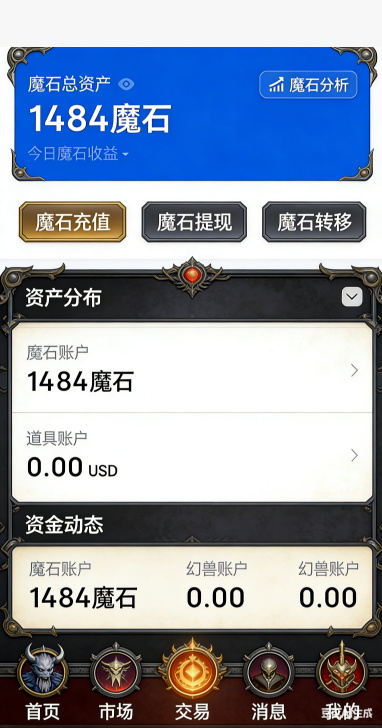 魔域SF技能栏截图